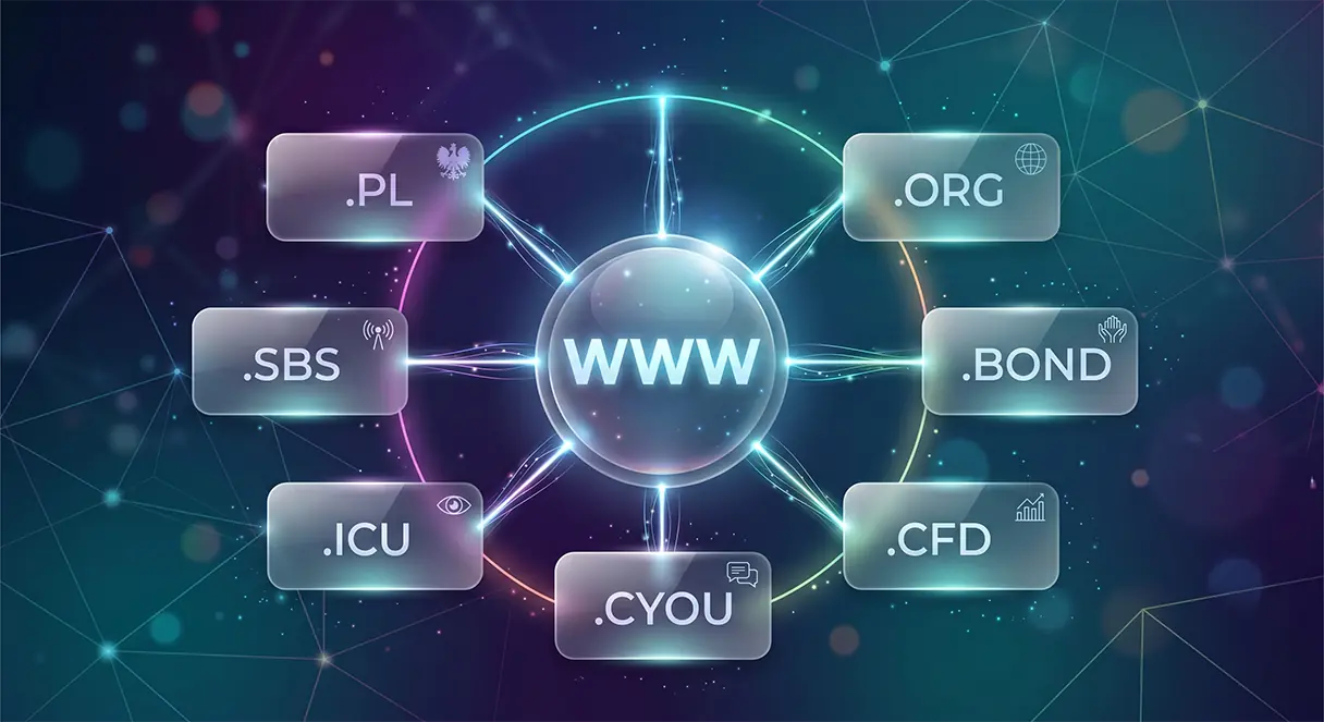 Logo Új árak a kiválasztott domain végződéseknél 2026 júniusától